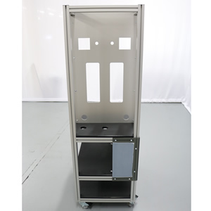 Machine Guard With L Shaped Door